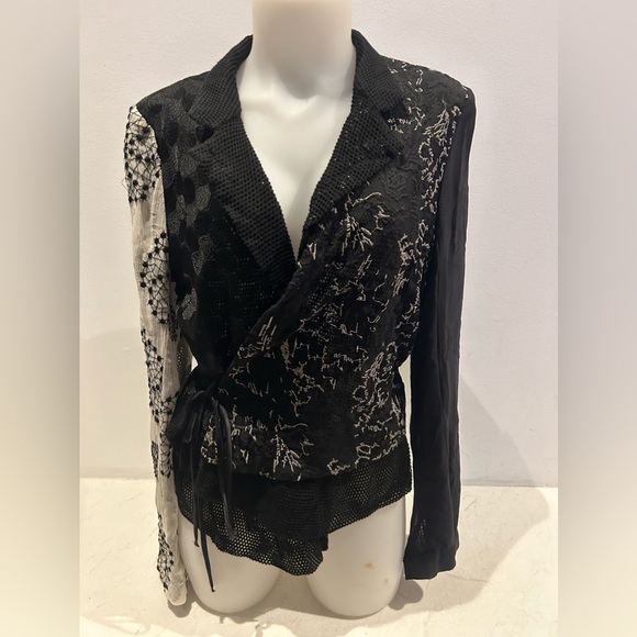 Unbelievably beautiful Ann Demeulemeester silk top.Sz38 French S/M Relaxed fit. - Picture 3 of 15